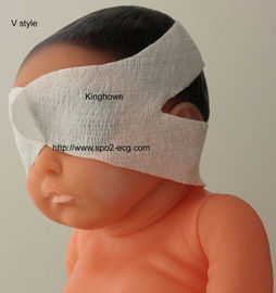 Κίνα Μη υφανθείσα μάσκα Β προστασίας ματιών υφάσματος μπλε και άσπρο χρώμα προϊόντων μωρών νηπίων ύφους προμηθευτής