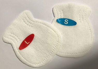 Κίνα Μοναδικά προϊόντα προσοχής μωρών ύφους μεγέθους του S Λ για τα νεογέννητα ελαστικά γάντια υφάσματος προμηθευτής