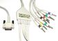 Ενός κομματιού EKG μπανάνα 4,0 καλωδίων μηχανών Hellige σειρά Lifescope αντίστασης 10kΩ προμηθευτής