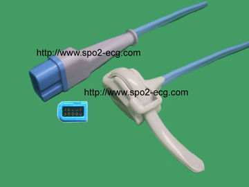 Κίνα Ενήλικος Spo2 συνδετήρας 10 δάχτυλων αισθητήρων Spacelabs καρφίτσα για το γκρίζο μπλε χρώμα νοσοκομείων προμηθευτής